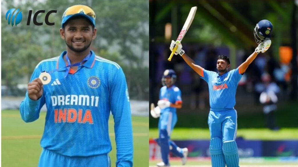 Musheer Khan shortlisted by the ICC for the U19 Cricket World Cup 2024 Player of the Tournament.