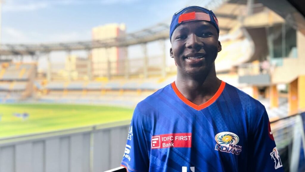 Kwena Maphaka, Mumbai Indians' Young Gun in IPL 2024