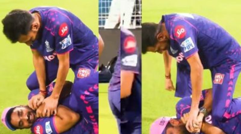 Yuzi Chahal assaulted Rajasthan's coaching staff, video went viral, watch full video