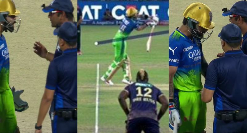 Virat Kohli got very angry over the NO-BALL controversy, publicly threatened the umpire, VIDEO went viral