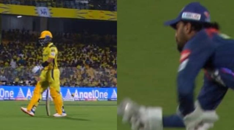 IPL 2024: KL Rahul took a charismatic catch with one hand by flying in the air, batsman Ajinkya Rahane was also stunned to see this.