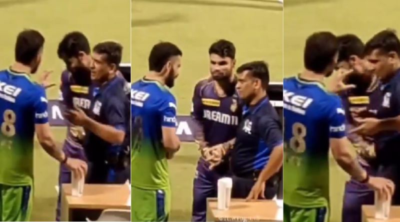Virat Kohli scolded the umpire as soon as the match ended, Rinku Singh had to intervene, VIDEO goes viral