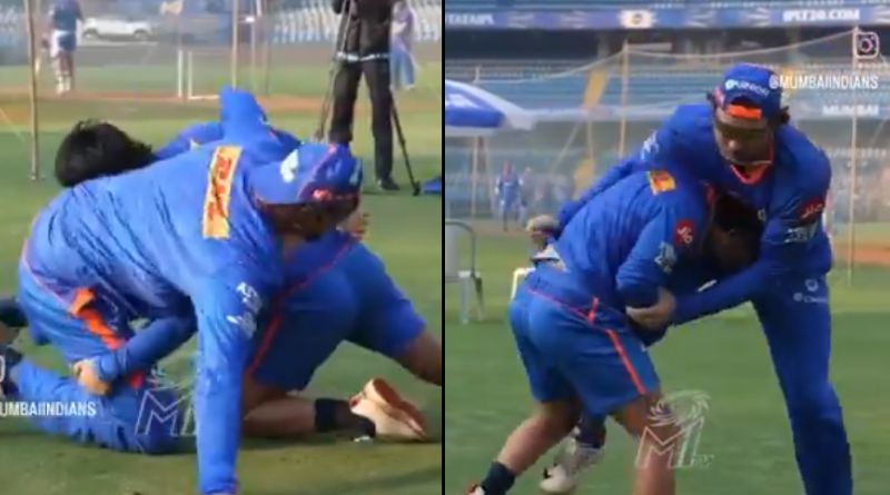 Ishan Kishan: Watch the full video of Ishan fight with this foreign player.
