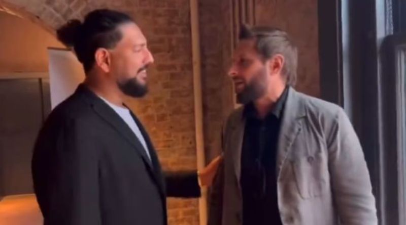 T20 World Cup: After the IND vs PAK match, the video of Yuvraj and Shahid's conversation went viral