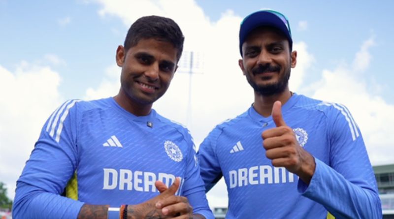 Axar Patel jokingly took Suryakumar Yadav half handed